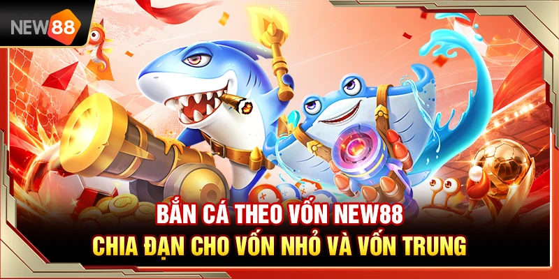 Bắn Cá Theo Vốn NEW88 – Chia Đạn Cho Vốn Nhỏ Và Vốn Trung