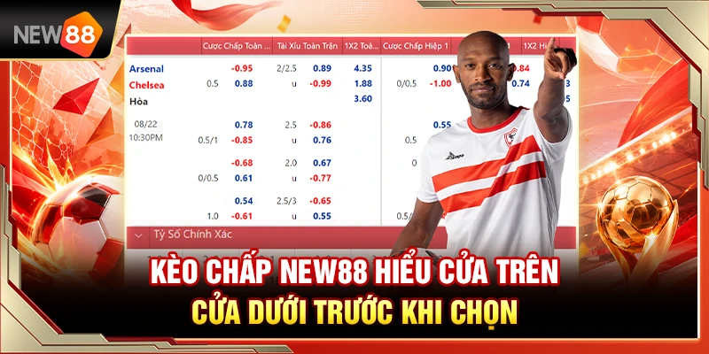 Kèo Chấp NEW88 – Hiểu Cửa Trên Cửa Dưới Trước Khi Chọn 4 Kèo Chấp NEW88 – Hiểu Cửa Trên Cửa Dưới Trước Khi Chọn