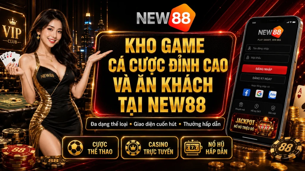 NEW88 – Trang Chủ NEW 88 Chính Thức - Link Tải APP Miễn Phí 3 Kho game cá cược đỉnh cao và ăn khách tại NEW88