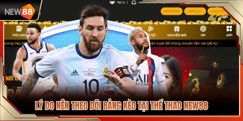 Thể Thao NEW88 1 Lý do người chơi nên xem xét bảng tỷ lệ kèo của NEW 88