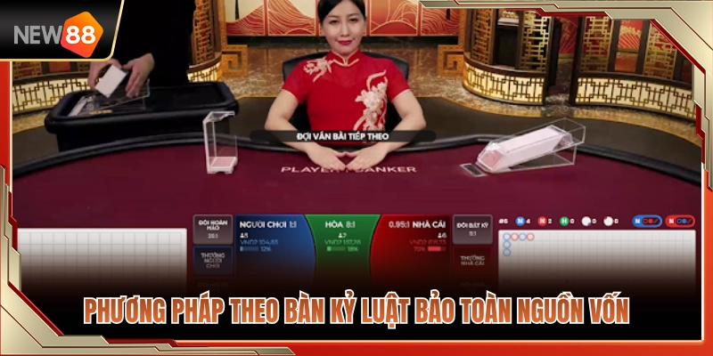 Chiến thuật cược theo bàn kỷ luật để giữ vững tiền vốn 