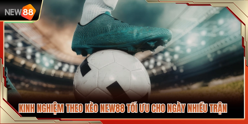 Kinh Nghiệm Theo Kèo NEW88 Khi Một Ngày Có Nhiều Trận 4 Kinh nghiệm theo kèo NEW88 hiệu quả trong ngày có nhiều trận